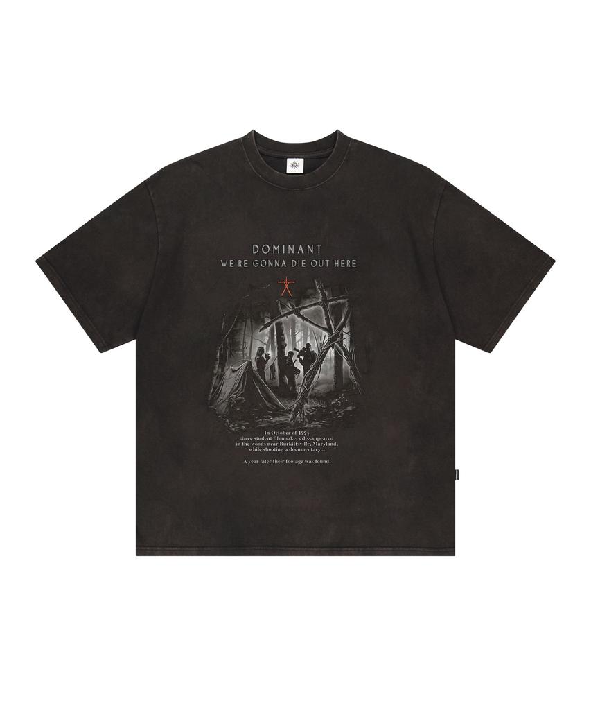 DOMINANT Vintage Washing Blair Tee Black