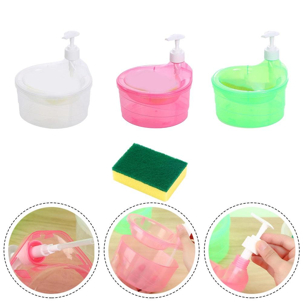 Cleaning Tools Dish Brush PE Material Soap Dispenser