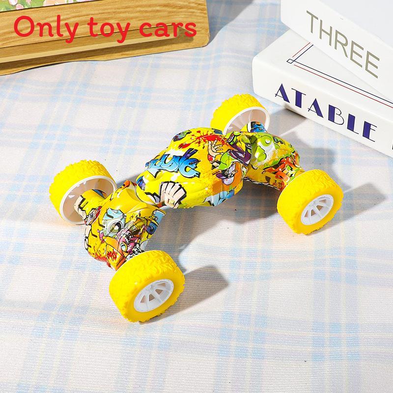 Offroad Childrens Inertia Car Toy With Cartoon Graffiti And Press Design Rebound