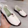 Spring and summer new soft-soled mother shoes soft-soled not tired feet beef tendons flat-soled large size 43 leather casual women's shoes