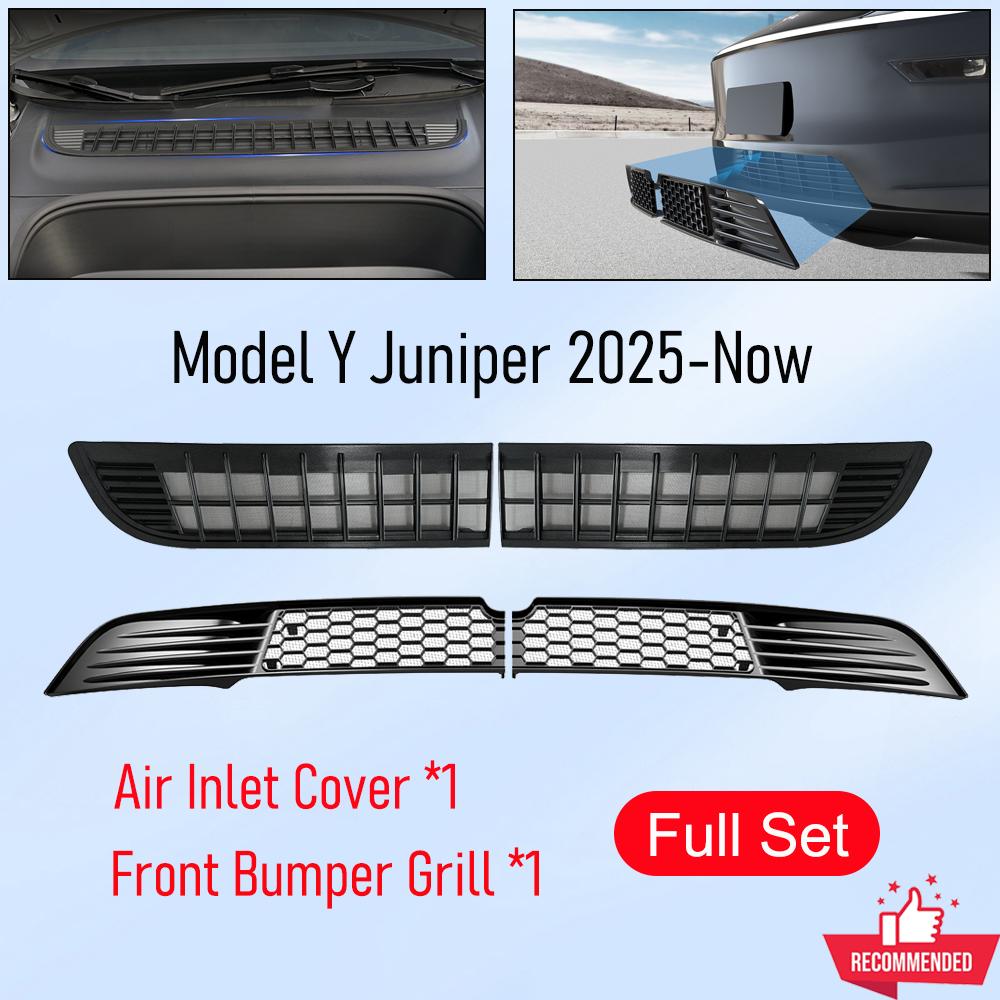 For Tesla Model Y 2025 Launch Juniper Inner Vent Grille Lower Bumper Anti Insect Net Air Inlet Anti Dust Proof Cover