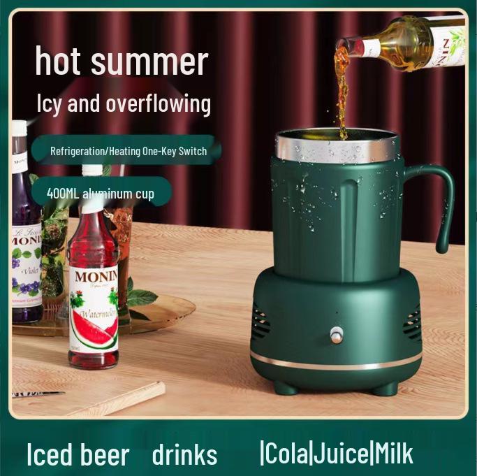 Portable Rapid Cooling and Warming Cup for Office Desktops