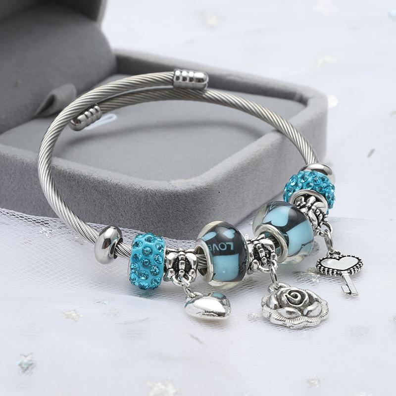 Adjustable Fashion Women's Steel Wire Bracelet Classic Design Popular Jewelry