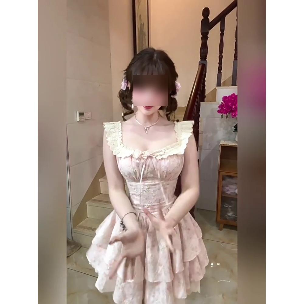 Temperament princess dress children summer casual new small man pure waist thin sweet skirt