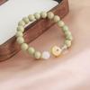 Natural Alxa Avocado Crystal Bracelet National Style Versatile Bracelet Girlfriend Gift Live