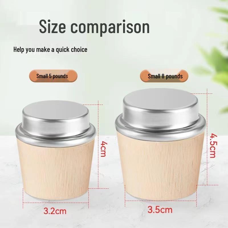 Universal Wooden Thermos Stopper Set for Water and Tea Bottles