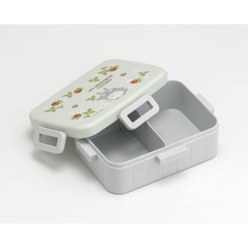 Skater Bento Box, My Neighbor Totoro Raspberry Design, 650ml, Antibacterial, 4-Point Lock, Women's, Made In Japan, YZFL7AG-A