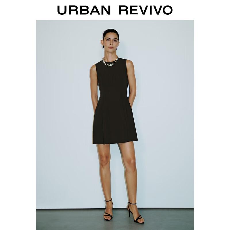 

UR Women s Waist-Cinching Sleeveless A-Line Dress S