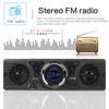 Auto-radio Car Radio Bluetooth Hands-free Built-in 2 Speakers AUX Input 1 Din Digital Clock MP3 Player FM Audio USB TF Card