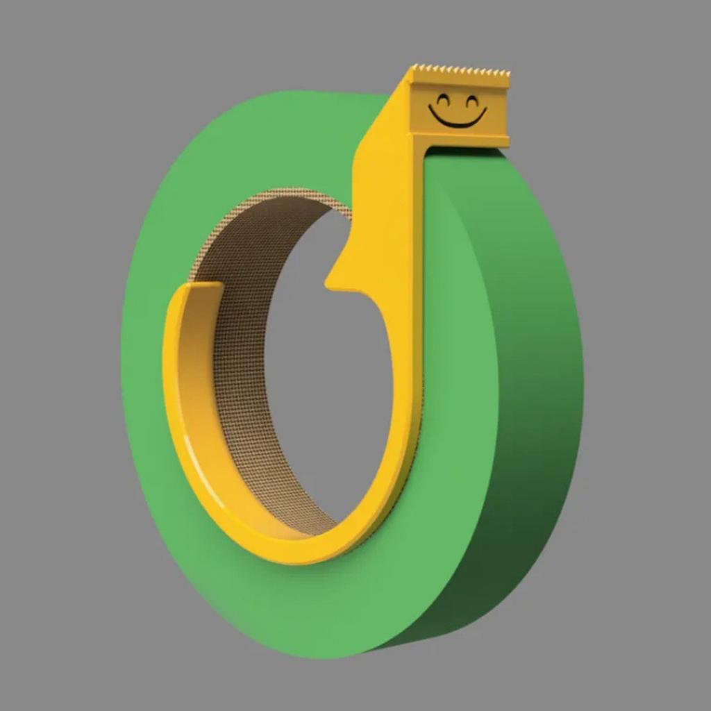 Plastic Tape Roll Clip Handheld Tape Dispenser For Standard Masking Tape Rolls Compact Design Homes Decors Accessories