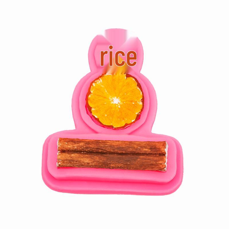 Cinnamon Star Anise & Lemon Hot Pot Base Silicone Mold - Winter & Christmas Cake Accessories