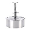 Burger Press, 4.5 Inch Hamburger Press, 304 Stainless Steel Non Stick Burger Patty Maker for Beef, Vegetables, Rice