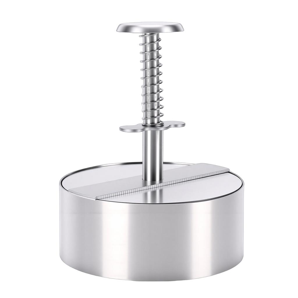 Burger Press, 4.5 Inch Hamburger Press, 304 Stainless Steel Non Stick Burger Patty Maker for Beef, Vegetables, Rice