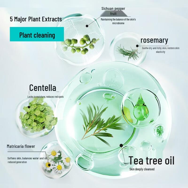 Cai Le Tea Tree Essential Oil Purifying Shower Gel