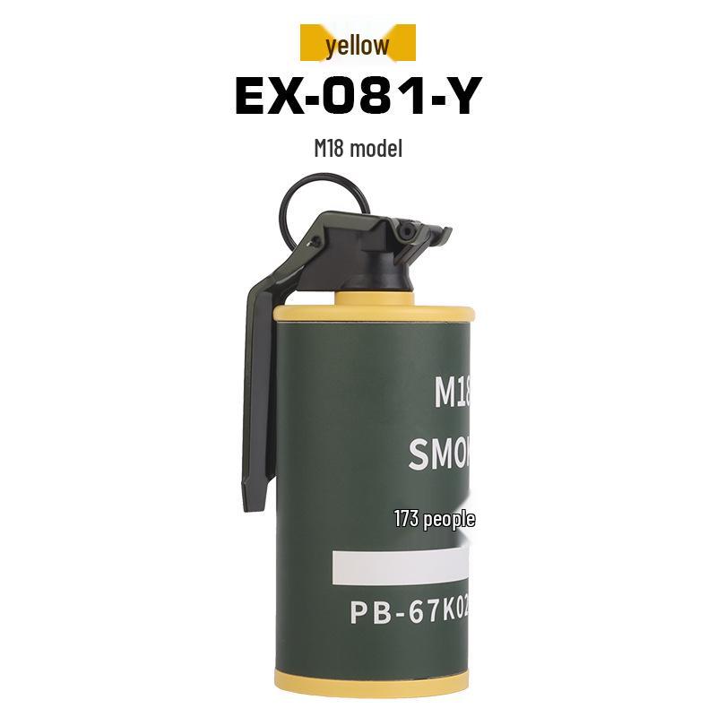 M18 Smoke Grenade Ejectable Pull Ring Prop for Cosplay & Storage