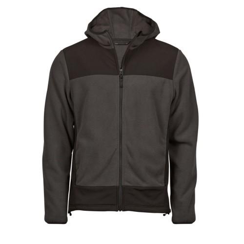 Tee Jays Mens Mountain Hooded Fleece Jacket