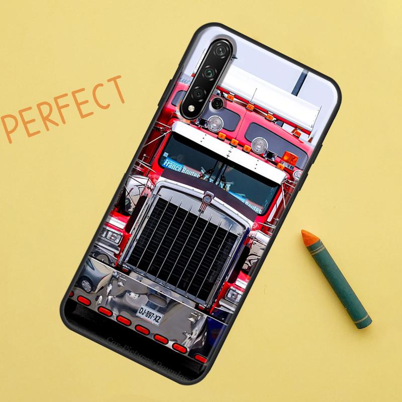 Cool Heavy Truck Car For Huawei Nova 10 9 SE 11 Pro 12i 11i 8i Y60 Y70 Y90 Y61 Y91 Y72 Y73 P20 P40 P30 Lite Case