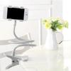 Soporte de cuello perezoso ajustable de 360 grados de 50 cm Soporte para teléfono de cuello de cisne para montaje en cama de teléfono Soporte de brazo largo superior Soporte de teléfono