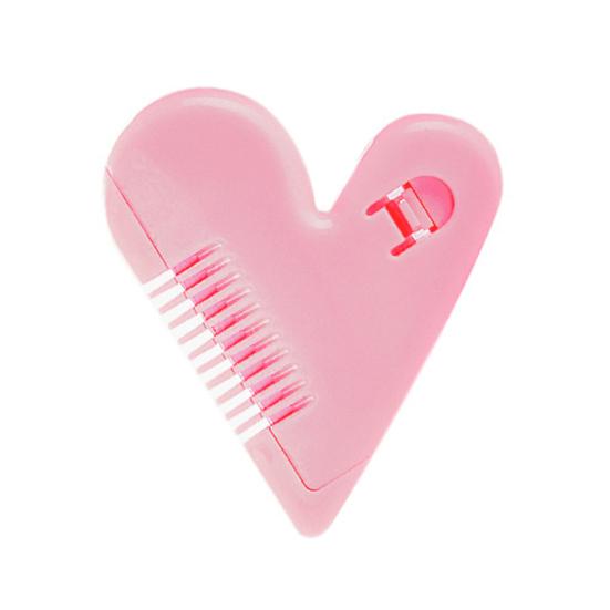 Hair Trimmer Creative Shape Solid Construction Decoration for Shaped Hair ABS Heart Trimming Comb Home