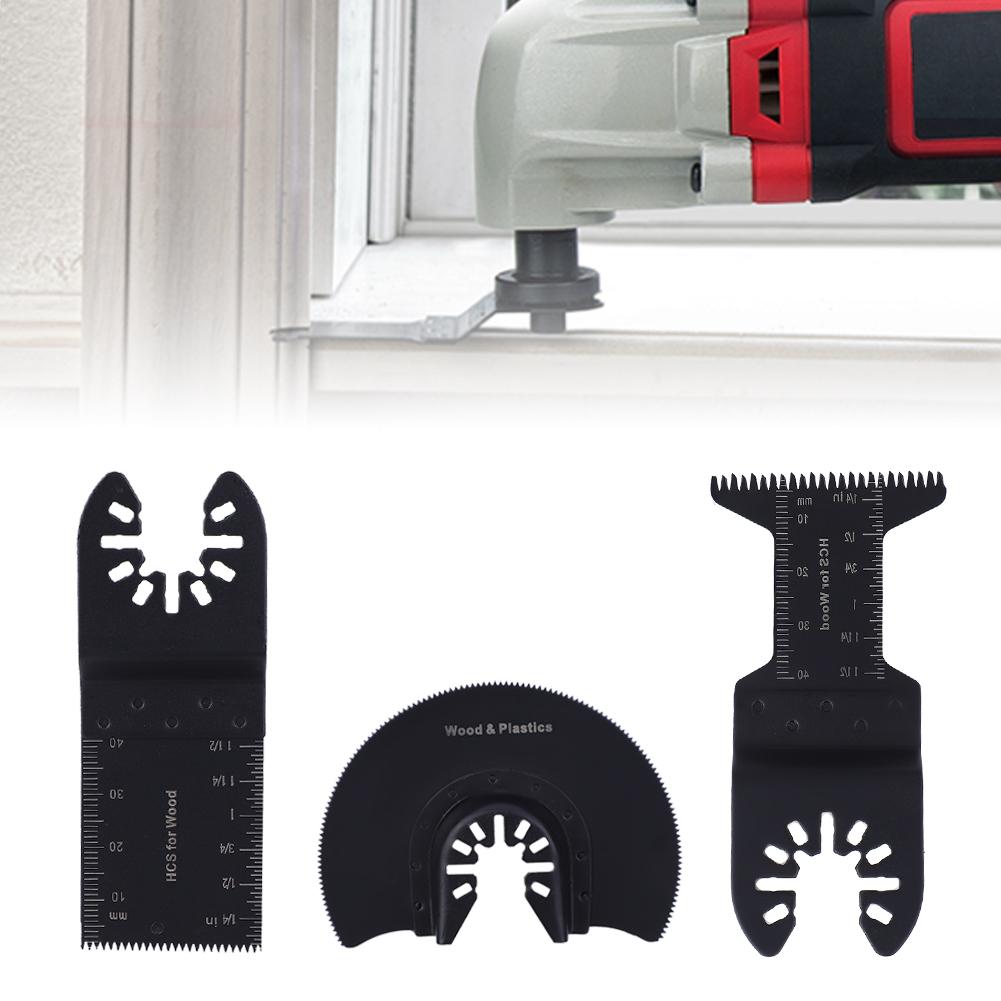 24Pcs Set Multifunctional Oscillating Blade Saw Cutting Blade for Woodworking Metal
