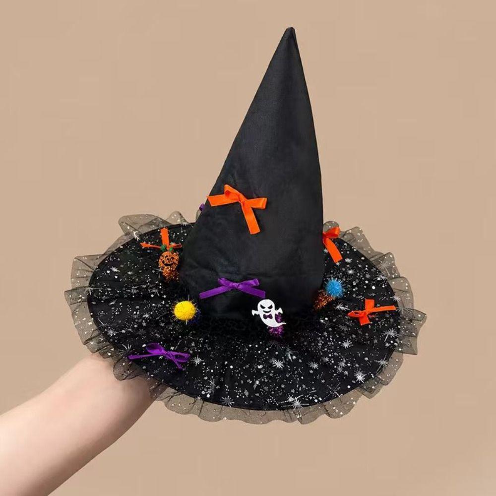 Dark Style Cosplay Wizard Cap Handmade Gothic-style Decorative Hats Themed Party