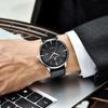 PAGANI New Men's Waterproof Genuine Leather Mechanical Watch 2770 - Trendy Business Style