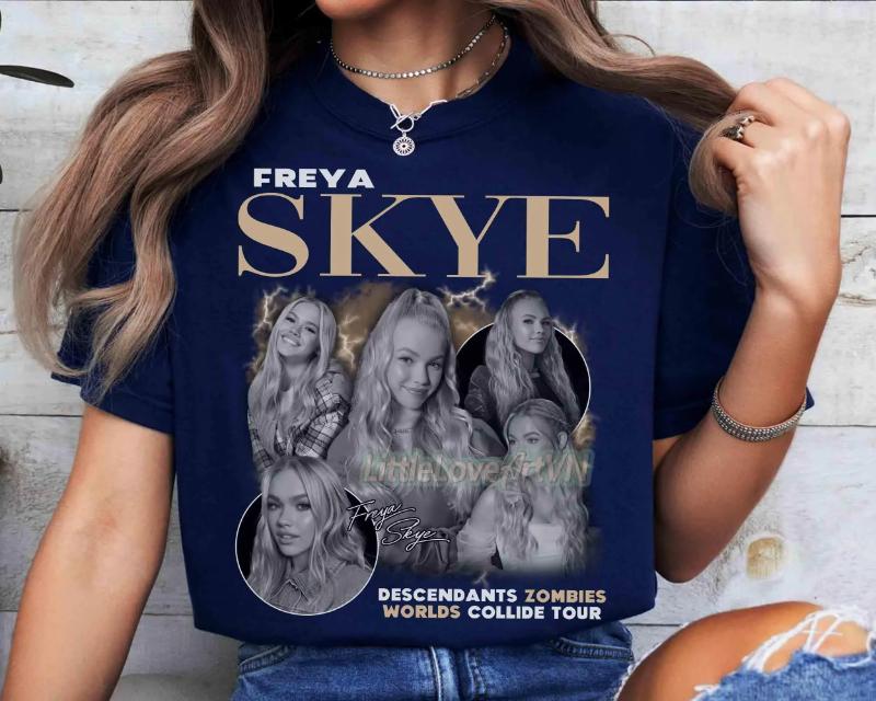 90s Retro Freya Skye Tshirts Descendants of Zombies World Tour Tshirts Concert Tshirts for Unisex and Women S