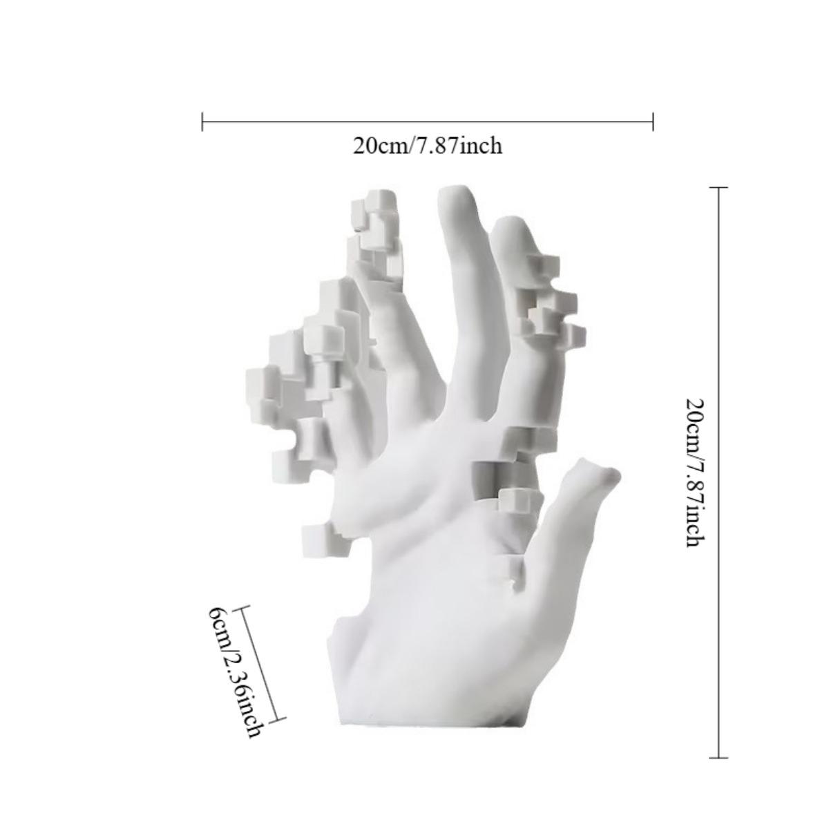 

Домашний декор Современное абстрактное искусство Мозаика Ручная скульптура Украшения стола для домашнего декора Отель Офис Гостиная Тумба под телевизор белый