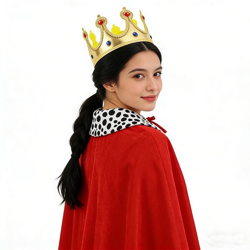 Halloween king cape kids masquerade cos props adult parent-child game costume cape modeling