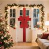 Door Hanging Bow Christmas Ribbon Imitation Hemp Ribbon Christmas Decoration