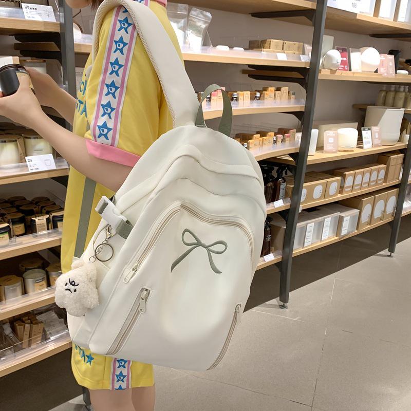 Large Capacity Stylish Backpack for Middle School, High School, and College Girls - Perfect for Travel and Laptops