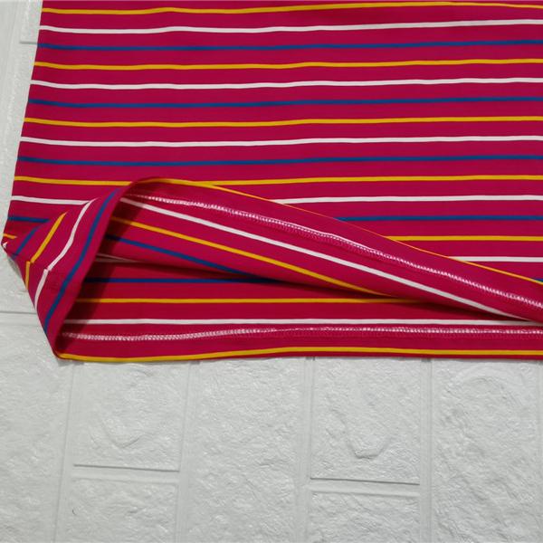 Women's Long-sleeved Cotton Polo Collar Long-sleeved T-shirt Striped Stretch Repair Bottoming Shirt