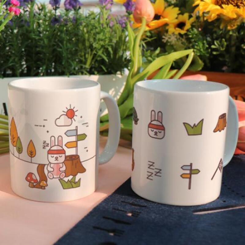 

ir594-Design Mug 2p-Rabbit and Turtle