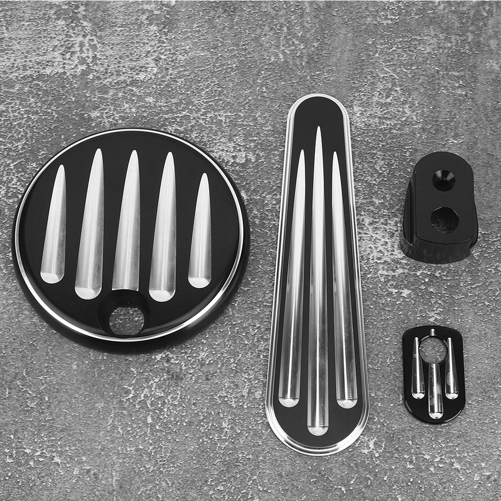 Fuel Tank Door & Dash Insert & Ignition Cap Kit Stripe Style Fit for FLHX   FLHT   FLTR   FLHTCUTG