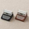 Retro Wooden Typewriter Memo Clip Vintage Desk Place Card Holder 1 Pc