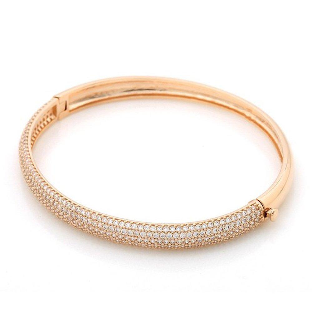 14K Gp Bling Cubic Bangle Gold Fashion Bracelet Summer Bracelet Bracelet Gift 14Kgp Bracelet Women's Bracelet Daily Bracelet