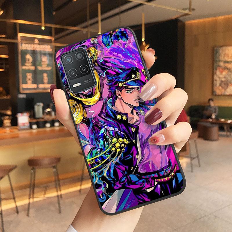 JoJo Bizarre Adventure Phone Case for OPPO Realme GT 2 Pro X2 Pro XT C25S 8 7 6 Pro 6i GT Master C3 C21 C21Y C11 X3 SuperZoom