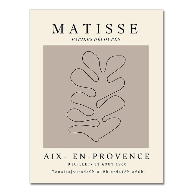 Henri Matisse Fashion Retro Modern Wall ART Posters And Prints Abstract Wall Canvas No FRAME