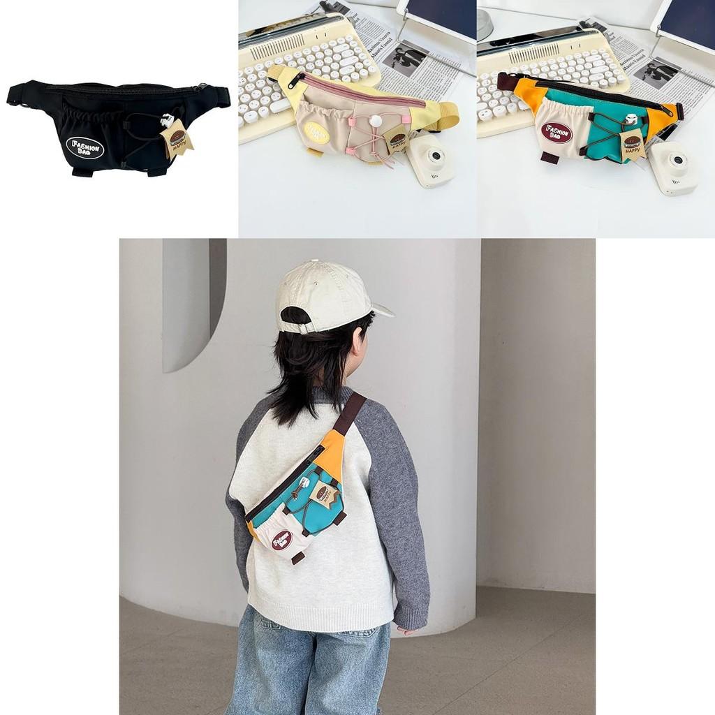 Trendy Children's Chest Bag For Boys Stylish Casual Sling Backpack Outdoor Use