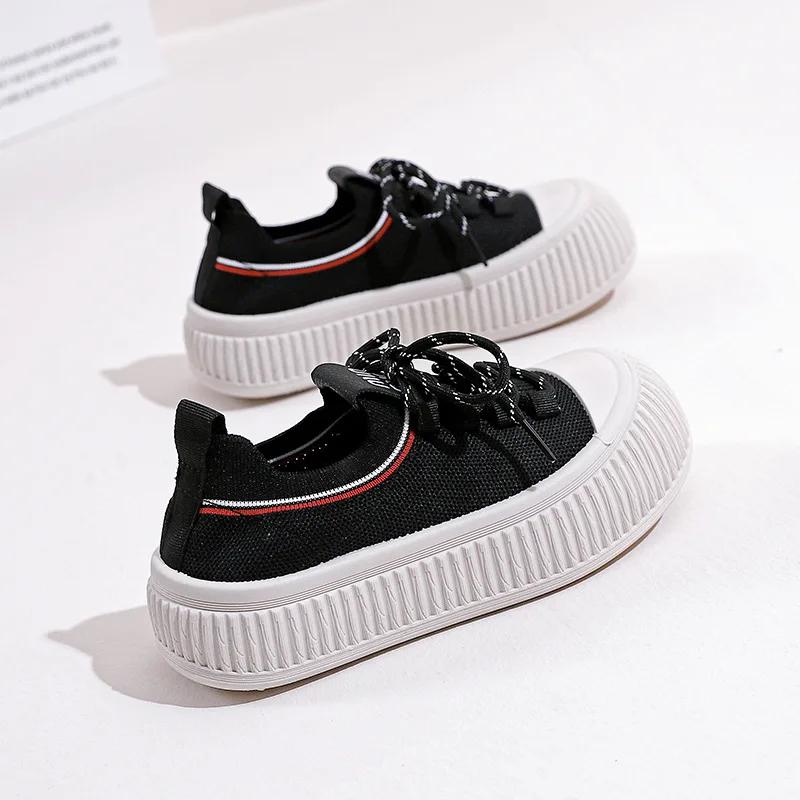 

The New Canvas Shoes Women Student Running Platform Shoes High Quality Increase Sneakers Women Casual Sneakers Zapatos De Mujer 35