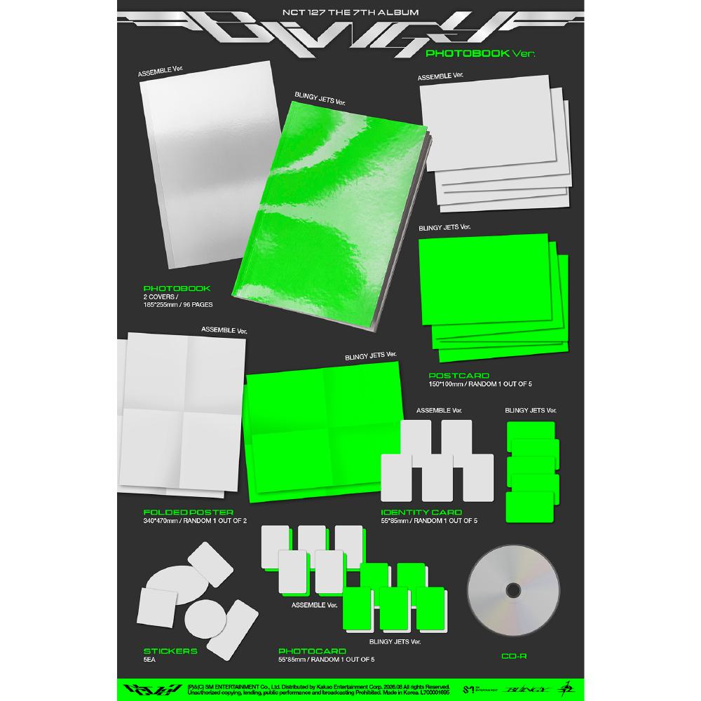 Pre-order NCT 127 The 7th Album BLINGY Photo Book Ver.