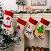 Santa Claus Large Candy Christmas Stocking Snowman Fireplace Christmas Stocking  Car