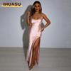 Fashion Summer Spring Solid Color Prin Sleevelesst Casual Dresses