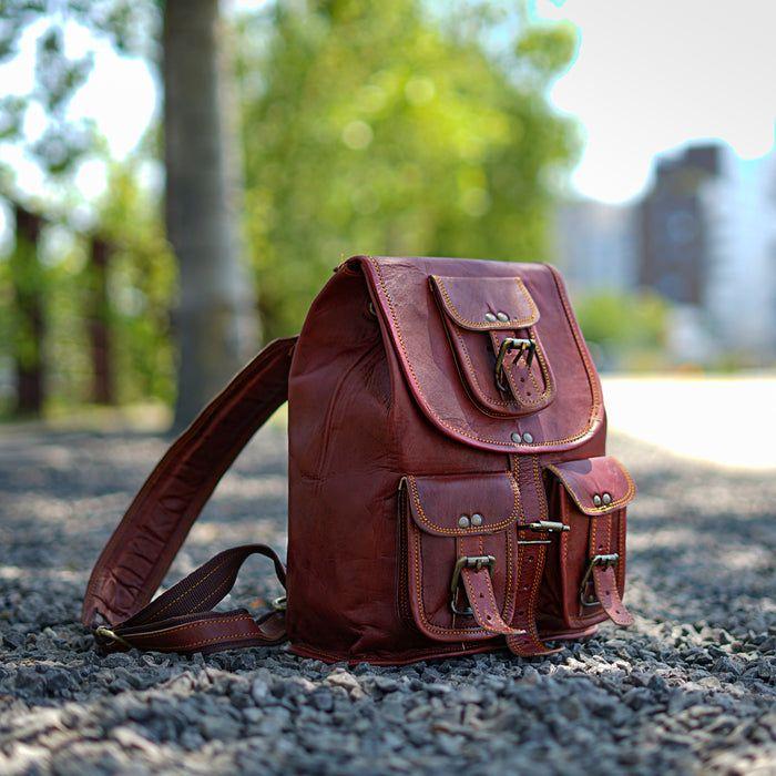 Small Cute Backpack Leather Bag