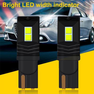 2Pcs T10 Wedge Lamp LED High Brightness алюмінієвий номерний знак