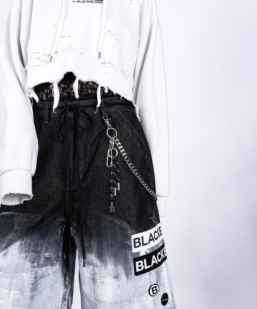 BLACKBLOND Bbdi Keyring B Logo Pants Chain (Silver)