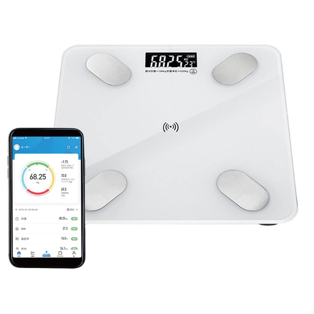 HAC Body Composition Scale Bind White HAC2818A Smartphone-linked