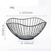 Metal Fruit Basket Simple Fruit Basin Multi-Size Iron Snack Bread Vegetable Storage Bowls Kitchen Eggs Dessert Holder Organizer