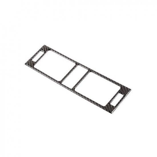 2007-2014 Real Carbon Fiber Middle Console Air Outlet Vent Trim For Benz C-Class