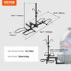 Hitch Mount Bike Rack, 2-Bike Platform Style, 160 LBS Max Capacity Bike Rack Hitch for 2-inch Receiver, Titling and Folding Bike Carrier with Tires Up